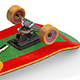 Skateboard Unwrapped 3D Model - 3DOcean Item for Sale